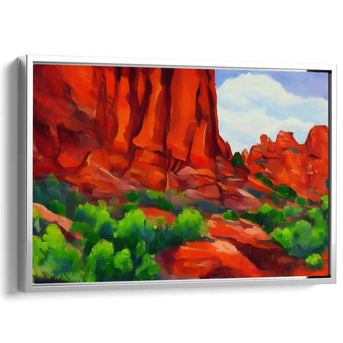 Abstract Sedona Red Rocks #120