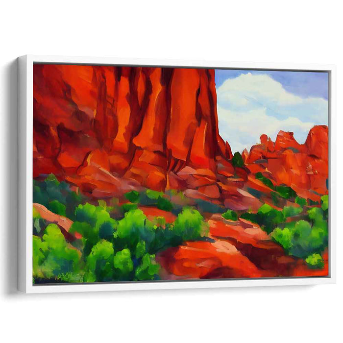 Abstract Sedona Red Rocks #120