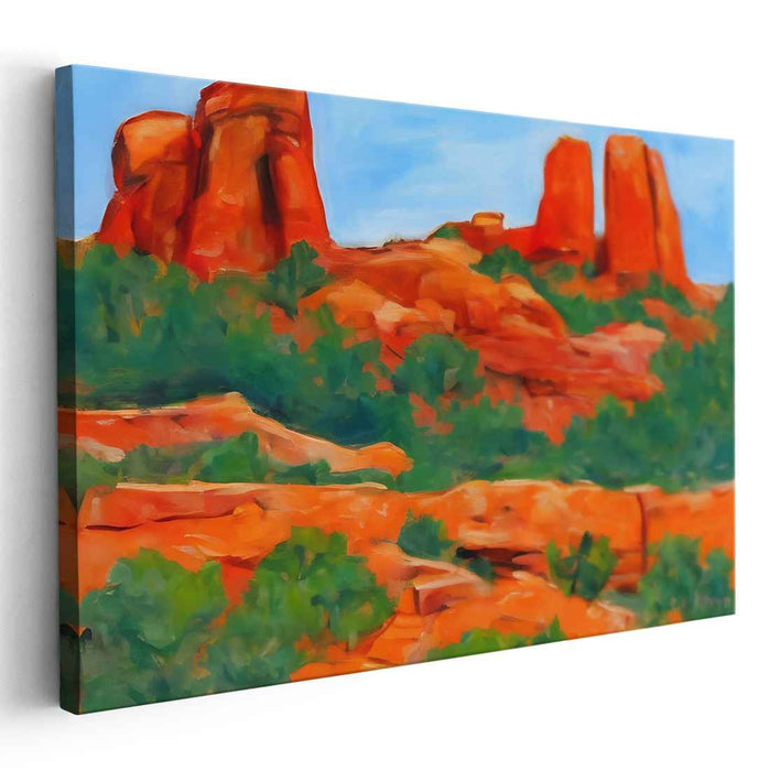 Ethereal Visions in Nature: A Vivid Landscape Masterpiece