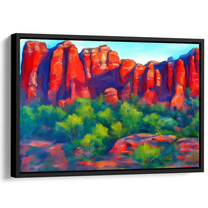 Abstract Sedona Red Rocks #125