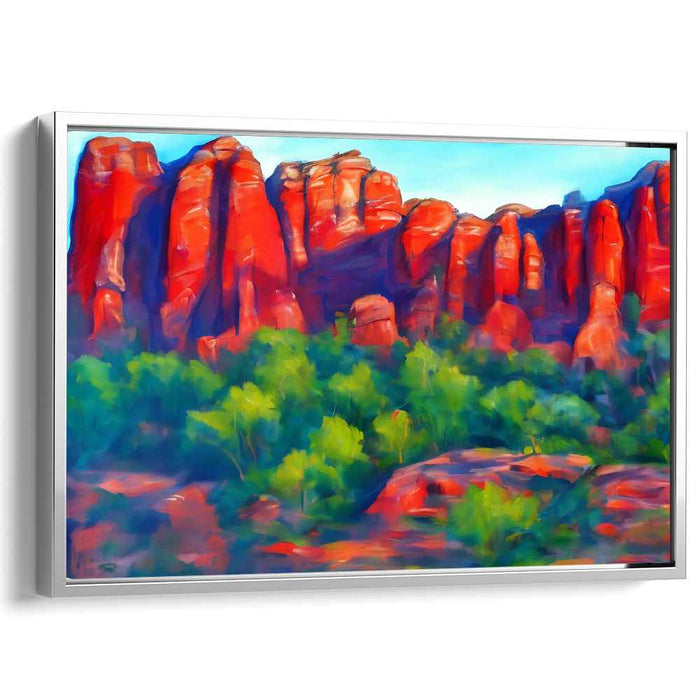 Abstract Sedona Red Rocks #125