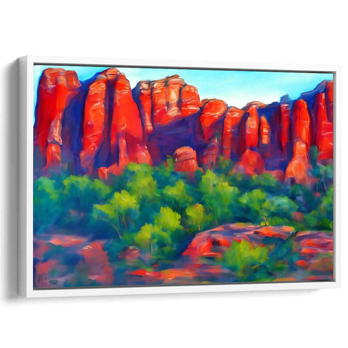 Abstract Sedona Red Rocks #125