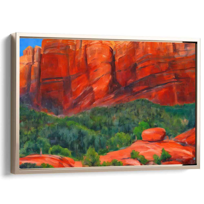 Abstract Sedona Red Rocks #130