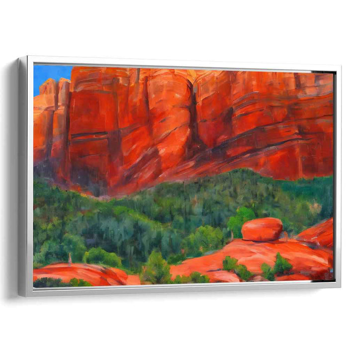 Abstract Sedona Red Rocks #130