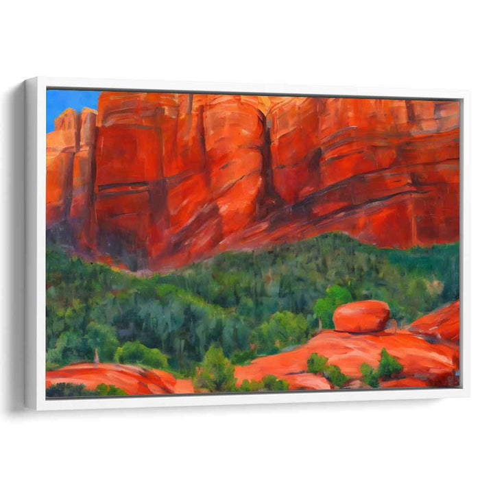 Abstract Sedona Red Rocks #130