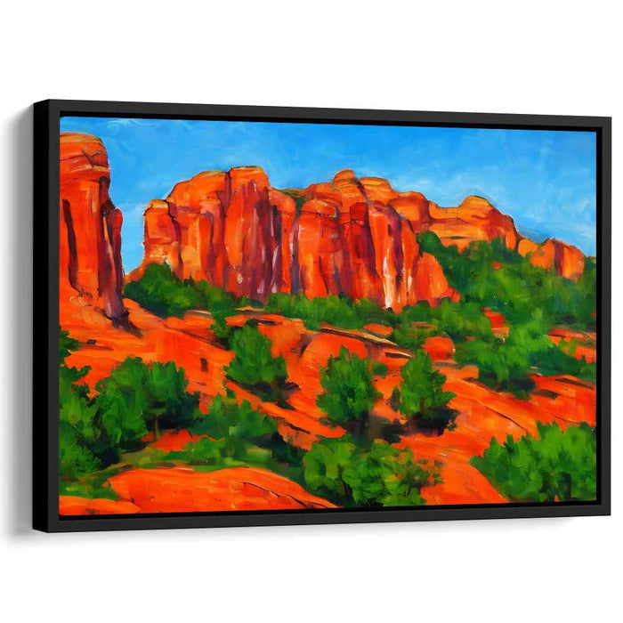 Horizon Essence: Vivid Landscape Canvas Art