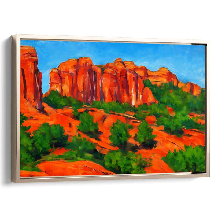 Horizon Essence: Vivid Landscape Canvas Art