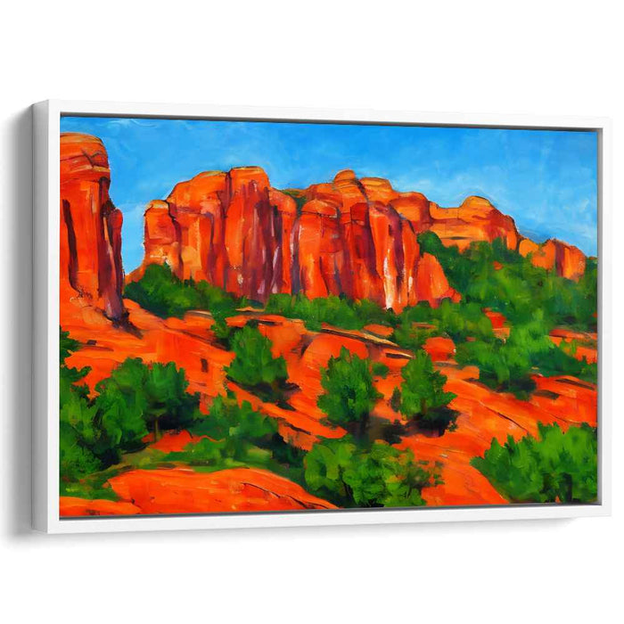 Horizon Essence: Vivid Landscape Canvas Art