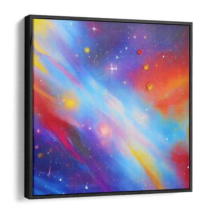 Cosmic Dreamweave: Abstract Celestial Canvas Art Print