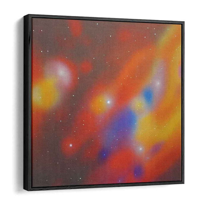 Nebula Whispers in Time: Abstract Cosmic Canvas Art Print