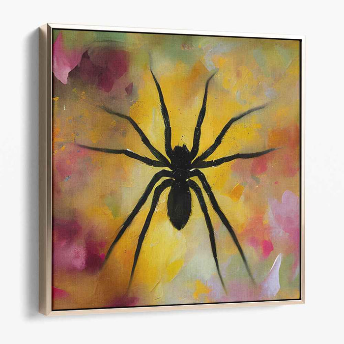 Mystical Arachnid: Abstract Spider Canvas Art