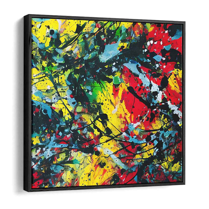 Musical Vibrations Dance: Abstract Expressionist Symphony Canvas Art
