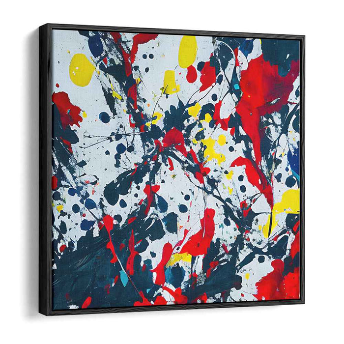 Cosmic Abstract: Abstract Expressionist Canvas Art