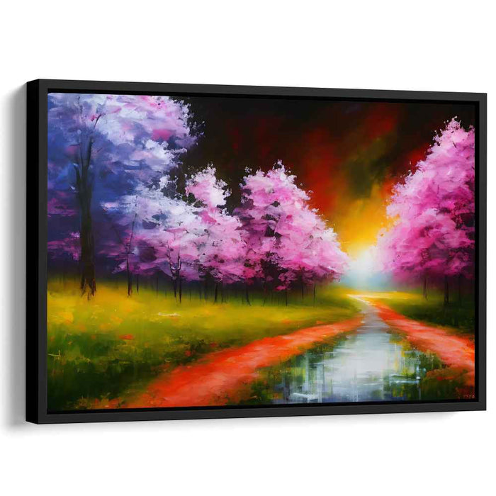 Dusk Daydreams: Dreamlike Landscape at Sunset