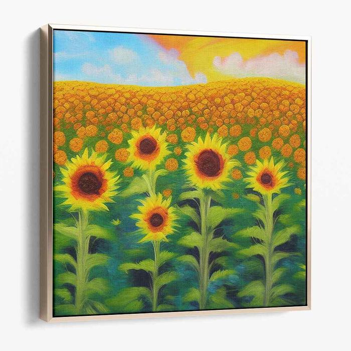 Abstract Sunflower #012