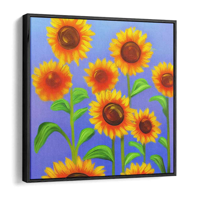 Blossom Whispers on Canvas: Vibrant Floral Canvas Art Print