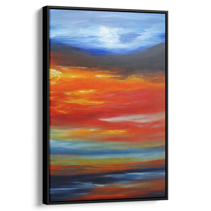 Abstract Vistas: Abstract Horizon Canvas Art
