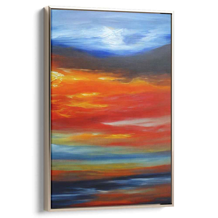 Abstract Vistas: Abstract Horizon Canvas Art