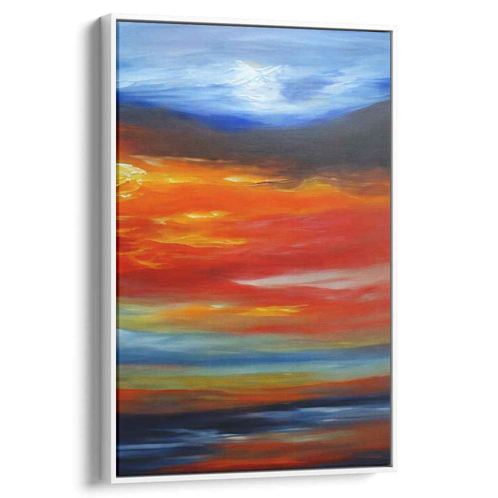 Abstract Vistas: Abstract Horizon Canvas Art