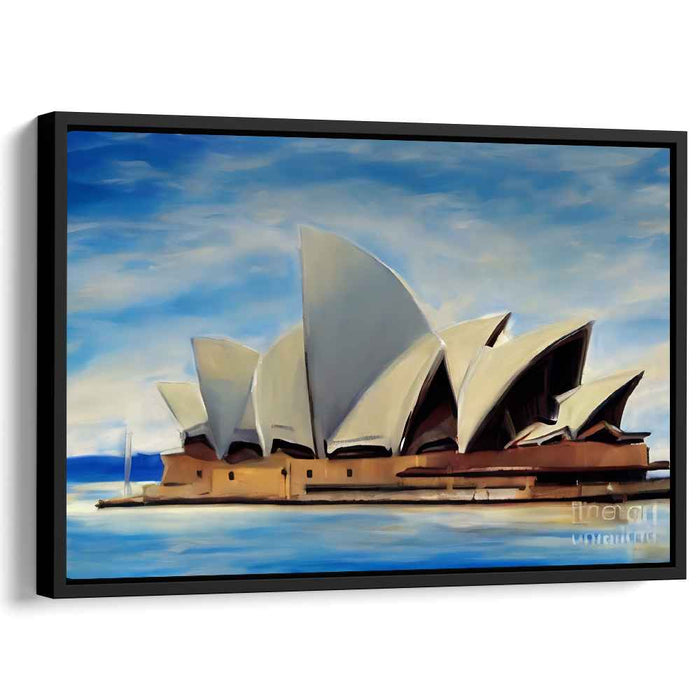 Echoes of Grandeur: Majestic Opera House Canvas Art Print