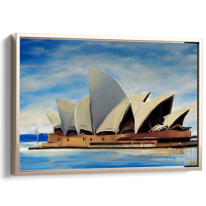 Echoes of Grandeur: Majestic Opera House Canvas Art Print