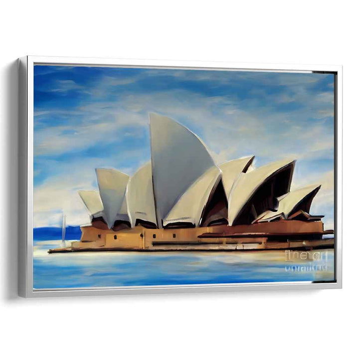 Echoes of Grandeur: Majestic Opera House Canvas Art Print