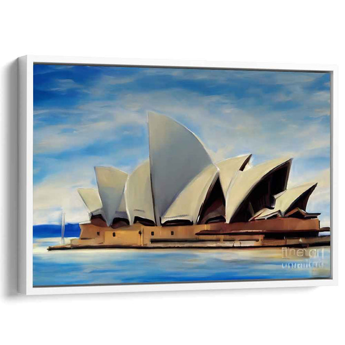 Echoes of Grandeur: Majestic Opera House Canvas Art Print