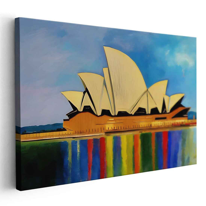 Sails of Perception: Modernist Interpretation of Sydney Opera House Canvas Art