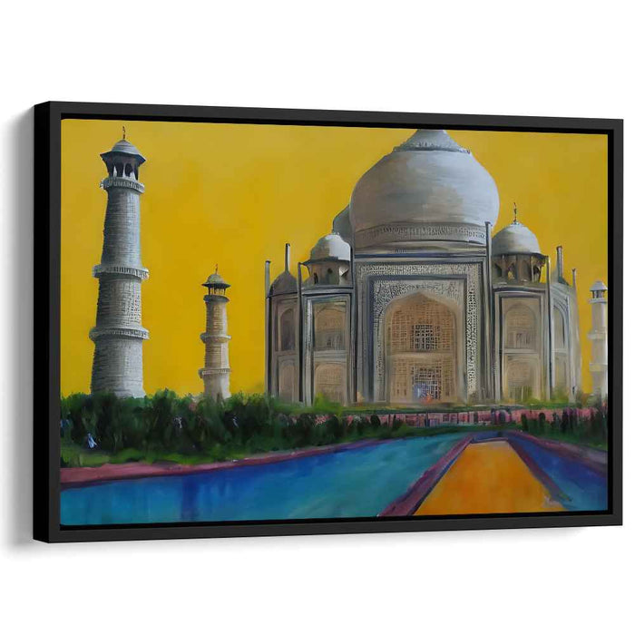 Twilight Glow: Golden Sunset Canvas Art Print