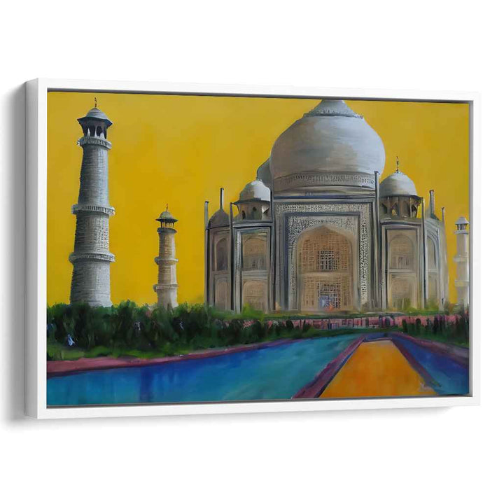 Twilight Glow: Golden Sunset Canvas Art Print