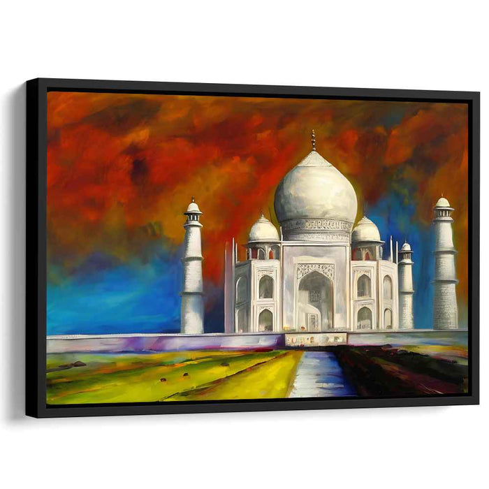 Sky Symphony: Expressive Sky and Vibrant Colors Canvas Art Print