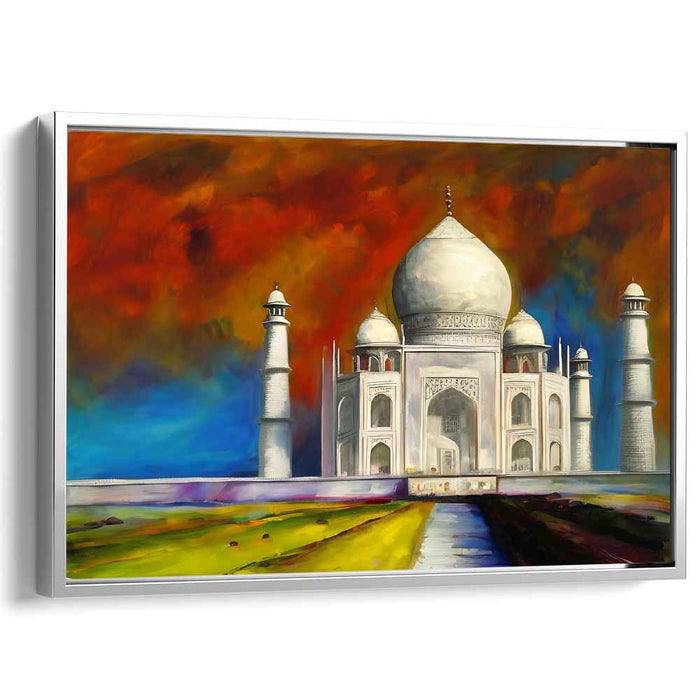 Sky Symphony: Expressive Sky and Vibrant Colors Canvas Art Print