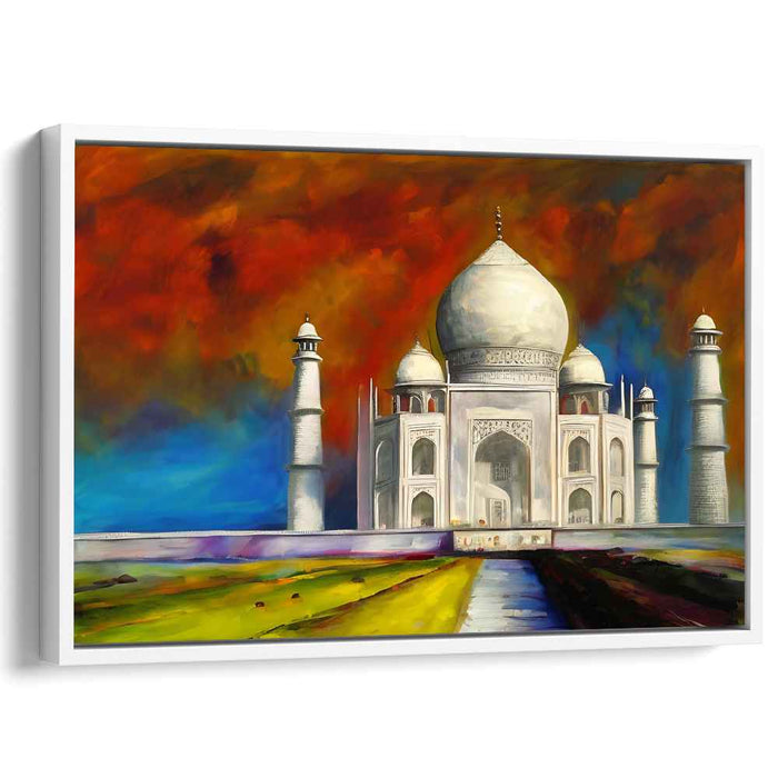 Sky Symphony: Expressive Sky and Vibrant Colors Canvas Art Print