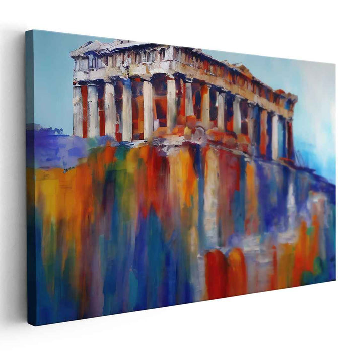 Vibrant Parthenon: A Colorful Ode to Ancient Greece