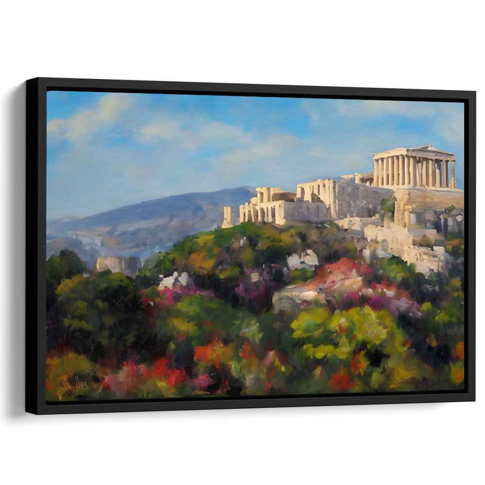 Echoes of Athena's Garden: The Acropolis in Bloom