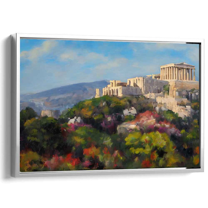 Echoes of Athena's Garden: The Acropolis in Bloom