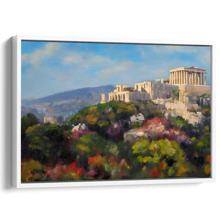 Echoes of Athena's Garden: The Acropolis in Bloom