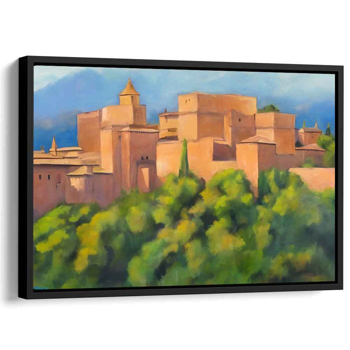 Ancient Tranquility: Serene Landscape with Ancient Architecture