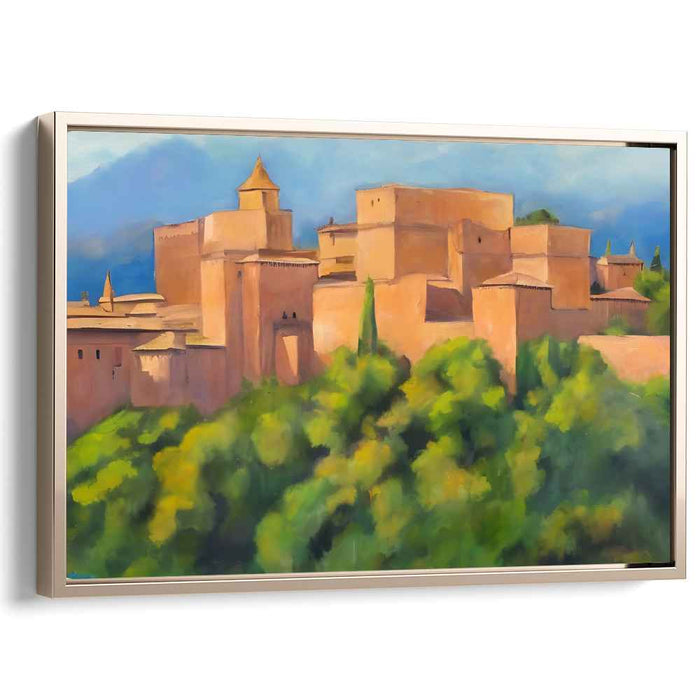 Ancient Tranquility: Serene Landscape with Ancient Architecture