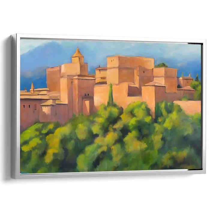 Ancient Tranquility: Serene Landscape with Ancient Architecture