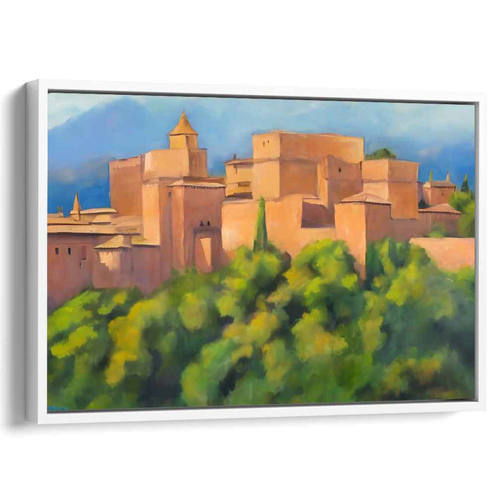 Ancient Tranquility: Serene Landscape with Ancient Architecture