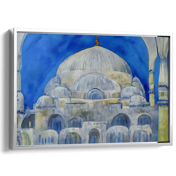 Azure Dream Palace: A Serene Architectural Marvel in Blue