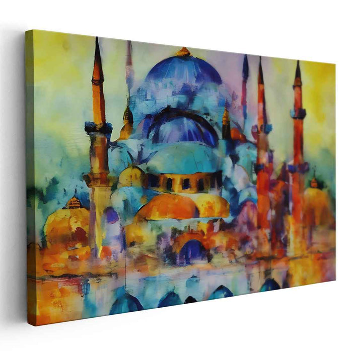 Harmony's Chromatic Structures: A Symphony of Colors in Architectural Art