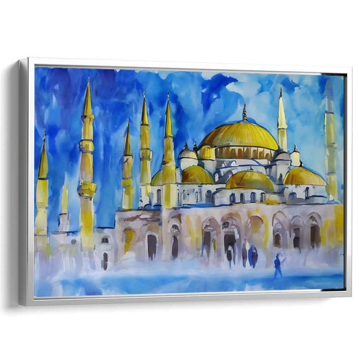 Golden Domes Against Azure Skies: An Architectural Marvel