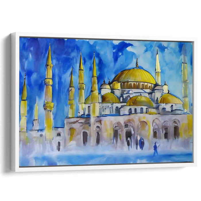 Golden Domes Against Azure Skies: An Architectural Marvel