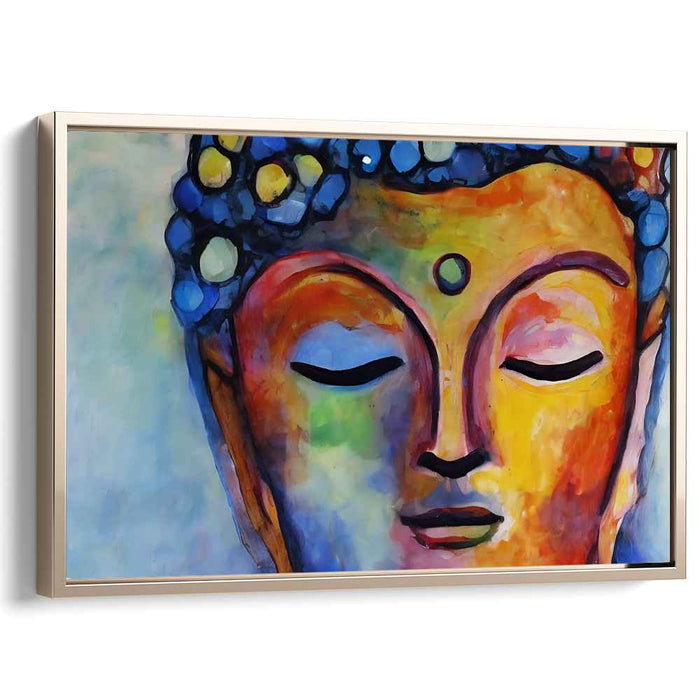 Divine Essence Revealed: Vivid Spiritual Expression on Canvas