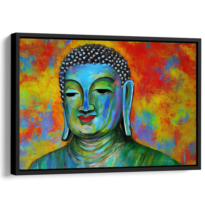 Zen Reflections: Modern Buddha Canvas Art Print
