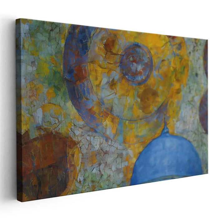 Infinite Brush Strokes Dance: Abstract Expressionist Canvas Art Print