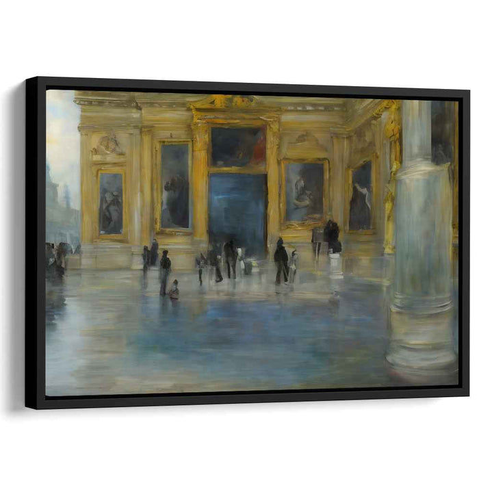 Luminescent City Symphony: Impressionist Architectural Masterpiece