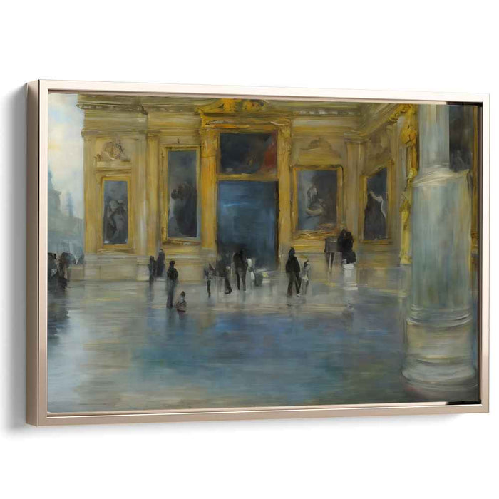 Luminescent City Symphony: Impressionist Architectural Masterpiece